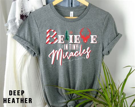 Believe In Tiny Miracles Shirt Nicu Nurse Christmas Shirt Etsy