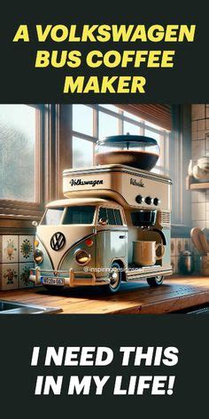 Volkswagen Bus Shaped Coffee Maker Volkswagen Volkswagen Bus Retro