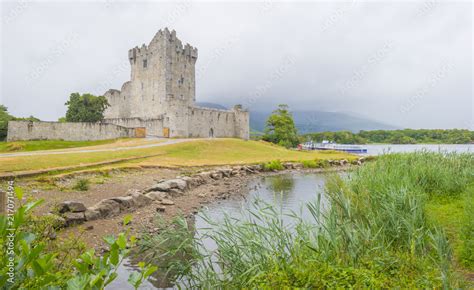 Medieval castle in Killarney national park in summer Stock Photo ...