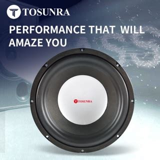 Tosunra Bass Inch Bass Speaker Unit W Ohms Subwoofer