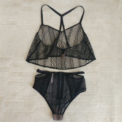 Victoria S Secret Intimates Sleepwear Nwt Vs Sm After Dark Lingerie Set Poshmark