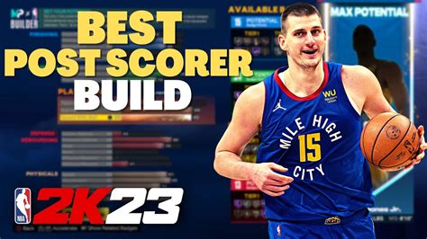 Best Post Scorer Build In Nba 2k23 Jokic Big Man Build With