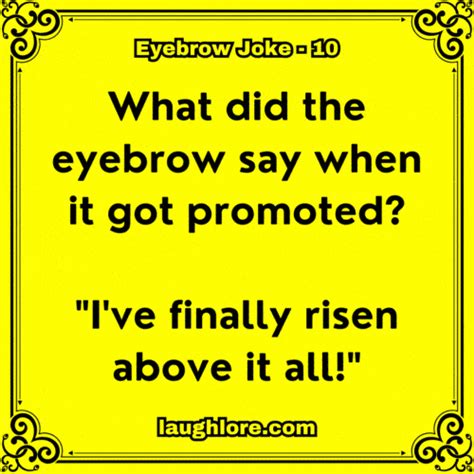 150 Eyebrow Jokes