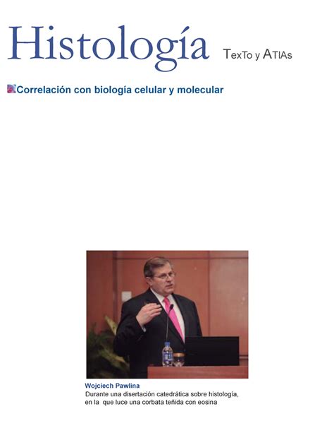 Histologia Ross Pawlina Edicion Histolog A Texto Y Atlas