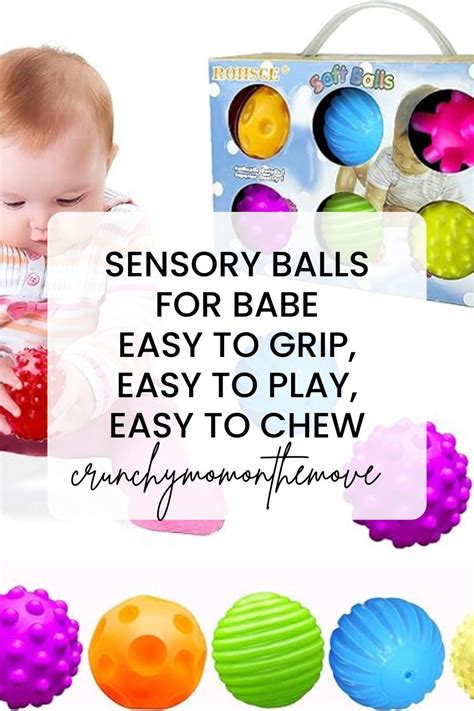 Rohsce Sensory Balls For Baby Sensory Baby Toys 6 To 12 Months For