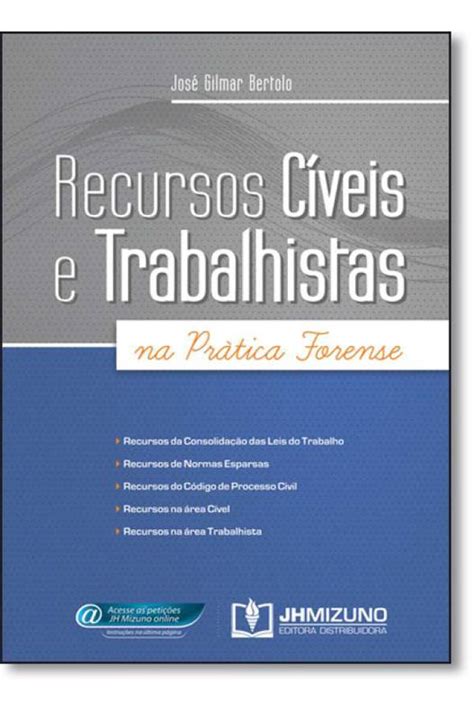 Livro Recursos C Veis E Trabalhistas Na Pr Tica Forense Jos Gilmar