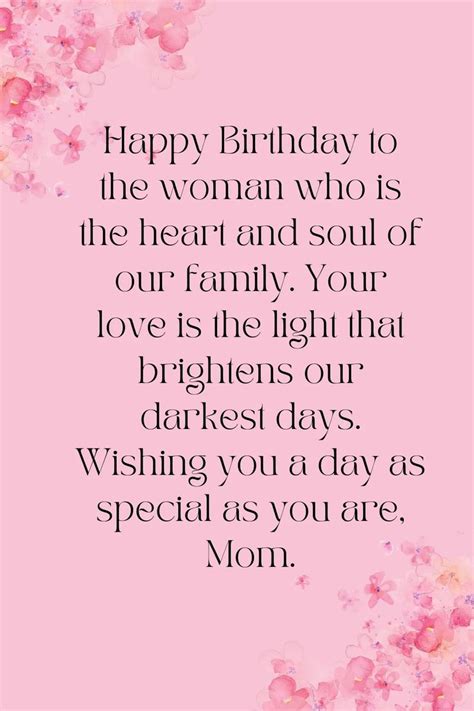 53 Heartfelt Touching Birthday Wishes For Mom Happy Birthday Mom In 2024 Happy Birthday Mom