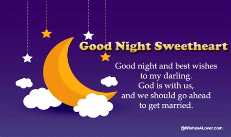 Good Night Messages To My Sweetheart Wishes4lover