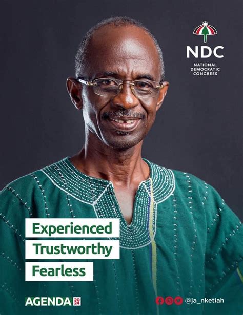 I Will Be A Good Leader Asiedu Nketia Announces NDC Chairmanship