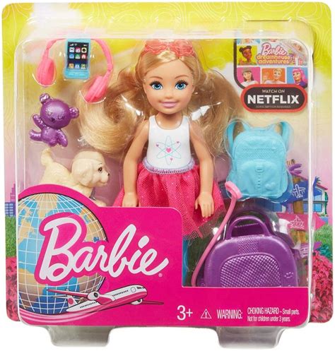 Barbie Dreamhouse Adventures Doll & Accessories, Travel Set with Blonde ...