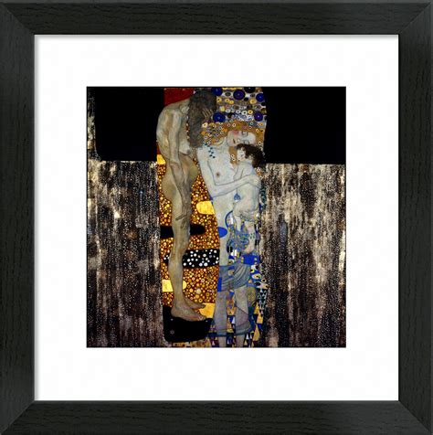 The Three Ages Of Woman Gustav Klimt Art Print Framed By Fine Art