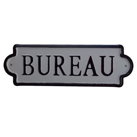 Grande Plaque De Porte Bureau Fer Métal 2550x8 Cm Cdiscount Maison