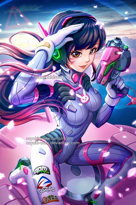 Overwatch D Va By Nayuki Chan Deviantart On Deviantart More At