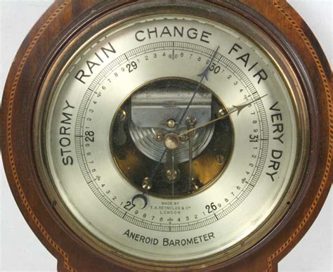 English Aneroid Barometer Ta Reynolds And Co London