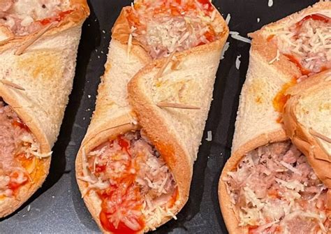 Pizzetas De At N Y Queso Con Pan De Molde En Freidora De Aire Airfryer