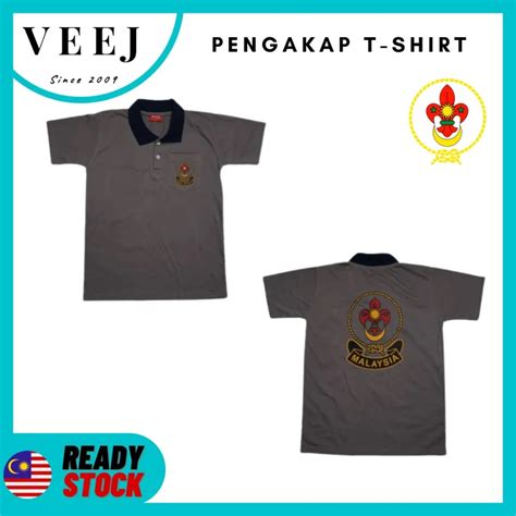 UNIFORM T SHIRT PENGAKAP LENGAN PENDEK BERKOLAR SHORT SLEEVE