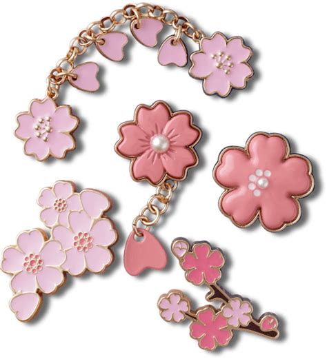 Blooming Cherry Blossom Pack Jibbitz Charms Crocs