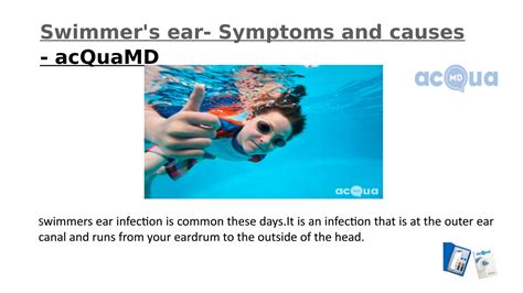 Swimmers Ear Symptoms And Causes Acquamd By Acquamd Issuu