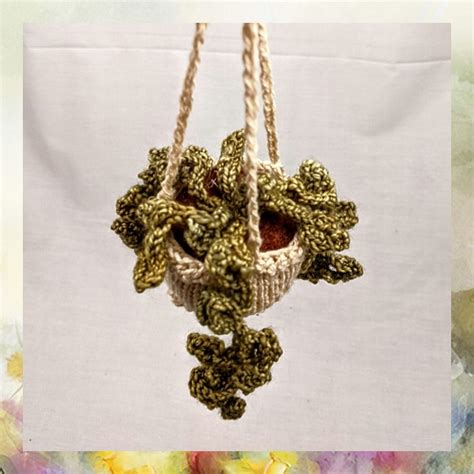Hanging Ivy Plant - KNITTING PATTERN ONLY - Etsy