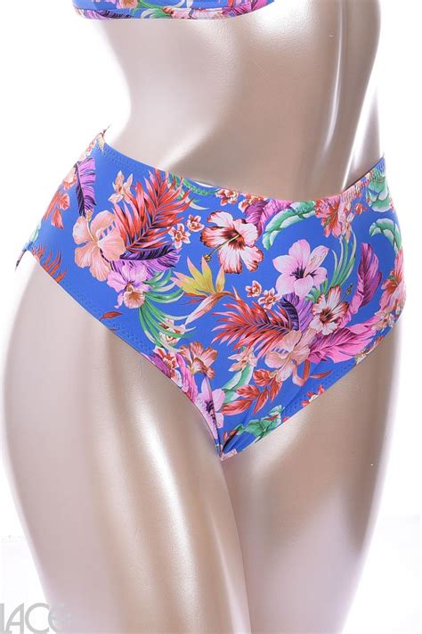 LACE Design Bikini Taillenslip High Leg LACE Swim 6 HAWAIIAN BLUE