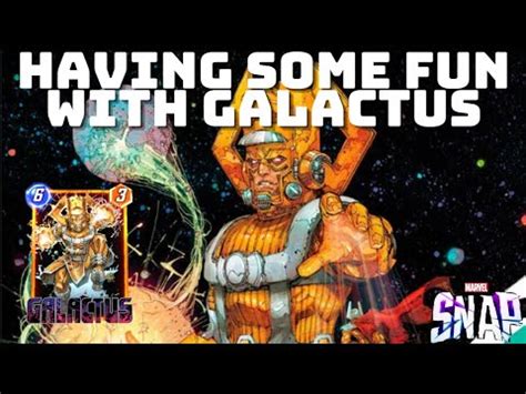 Having Fun With Galactus Please No More Nerfs Marvel Snap Youtube