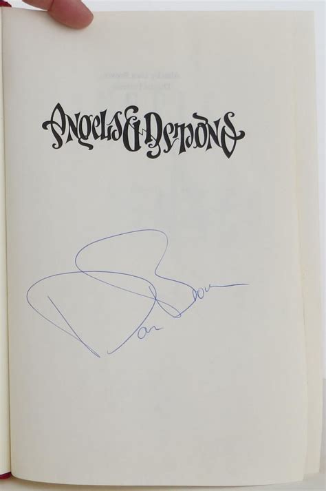 Angels & Demons (Robert Langdon) by Dan Brown - Signed First Edition ...