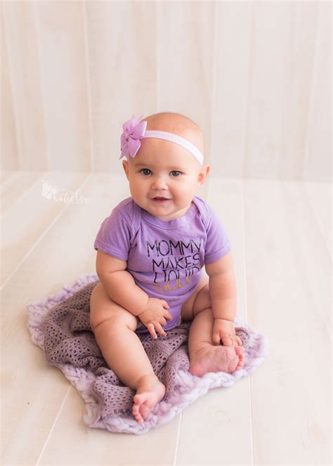 Katielew Photography Miss Camryn 6 Months Old Stillwater Oklahoma