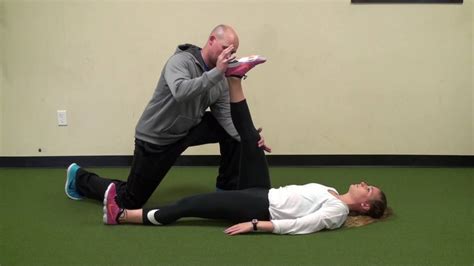 Partner Assist Hamstring Stretch Youtube