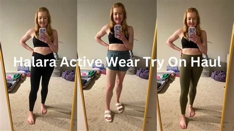 Affordable Activewear Try On Haul Halara Review Youtube