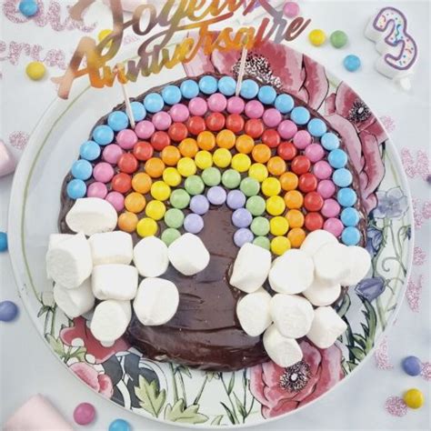 Gâteau Arc En Ciel Recette Gâteau Danniversaire