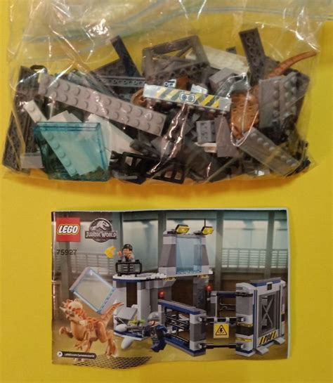 Lego Jurassic World Stygimoloch Breakout 75927 Rare And Retired Set 673419281799 Ebay