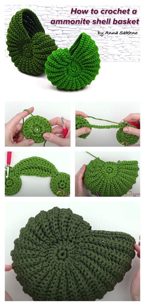 Spiral Shell Free Crochet Patterns Video Diy Magazine E E