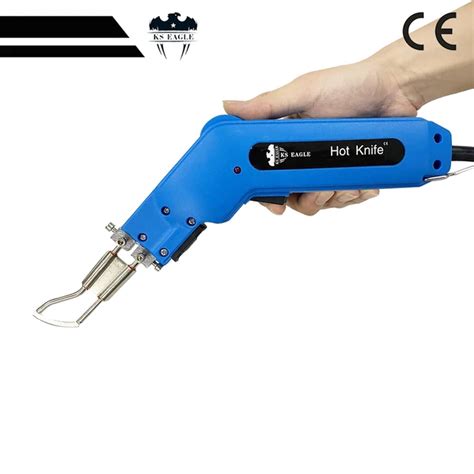 KS EAGLE Electric Hot Knife Hand Held Hot Knife Fabric Cutter Heat Cutter Tool Kit With Blades