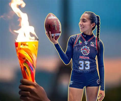 Diana Flores es la flag football mexicana que llevará la antorcha