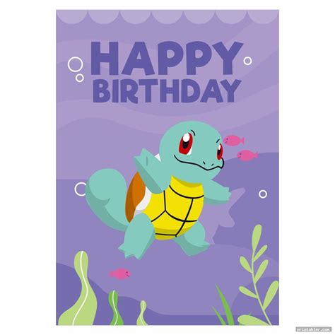 Pikachu Printable Birthday Cards Printbirthdaycards Pokemon Birthday