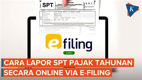 Berakhir Maret Simak Cara Lapor SPT Tahunan Online YouTube