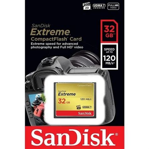 Sandisk Extreme Gb Compactflash Memory Card Udma Speed Up To Mb