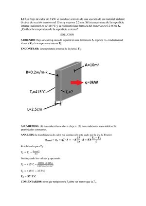 Tarea 4 Transferencia De Calor TRANSFERENCIA DE CALOR Tarea No 4 13