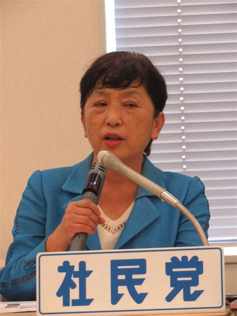 【参院選】社民党・福島瑞穂党首が政党要件維持を報告「次世代育てたい」“新生社民党”作り明言 社会写真ニュース 日刊スポーツ