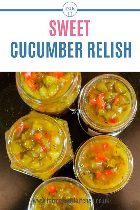 Sweet Cucumber Relish Recipe | Relish recipes, Cucumber relish recipes ...