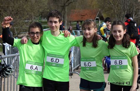 Monistrol sur Loire le collège du Monteil aux championnats de France