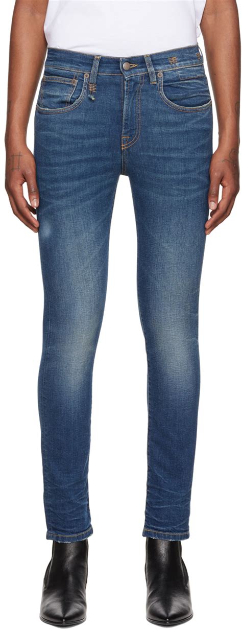 R13 Blue Skate Jeans Ssense Uk