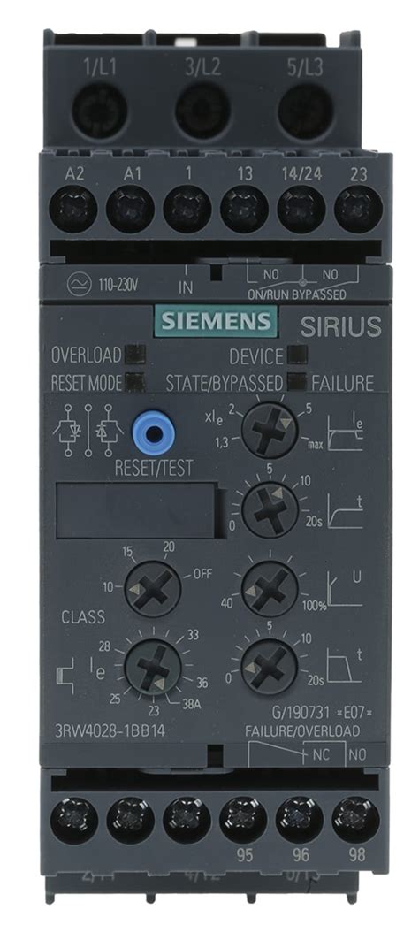 3RW4028 1BB14 Siemens Siemens Soft Starter Soft Start 18 5 KW 480