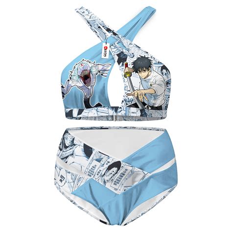 Yuta Okkotsu Crisscross Swimsuit Manga Bikini GearOtaku