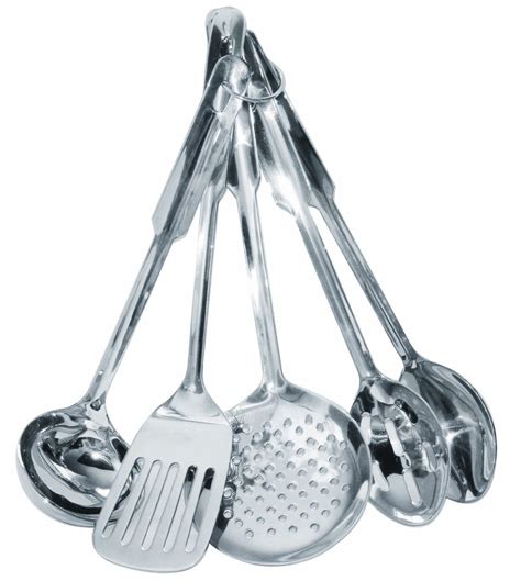 Amco Stainless Steel 5-Piece Utensil Set - $12.99 | Stainless steel ...