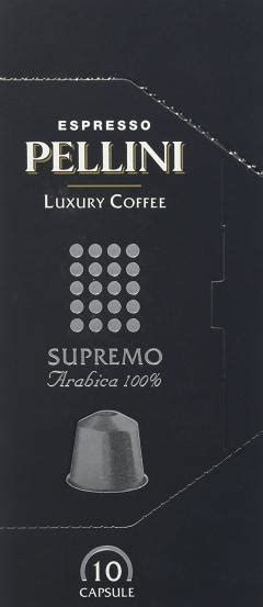 Capsule Espresso Luxury Coffee Supremo Arabica 100 Pellini