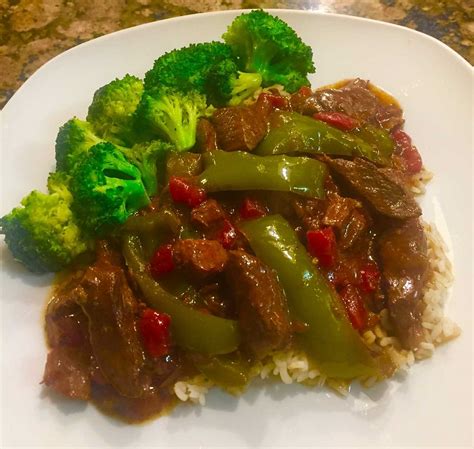 Crock Pot Pepper Steak