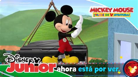 Mickey Mouse Vamos De Aventura Dj Music Party Cabecera Disney