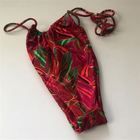 Natasia Swimweat New Women S Bikini Bottom Tropical Hawaiian Size XL Multi Color EBay