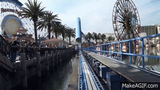 California Screamin Roller Coaster Front Seat POV Disneyland Disney